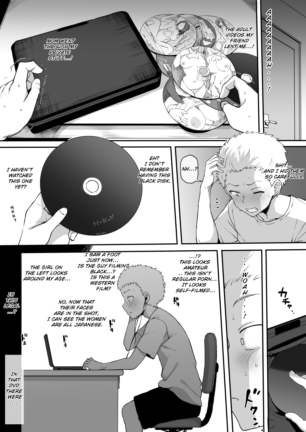 Hentai Manga Comic-Doing NTR With The Black Transfer Student - Black DVD-Read-2